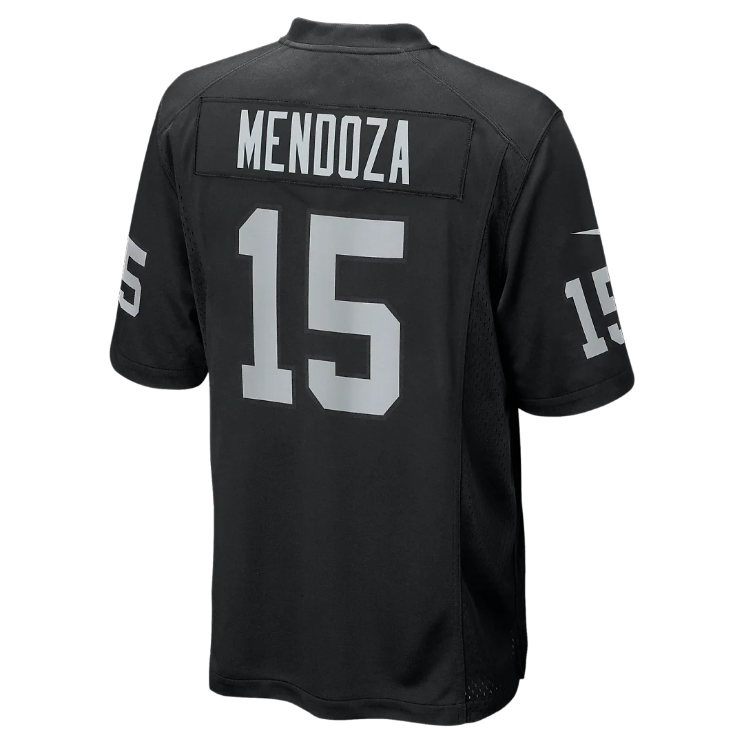 Zennovawear Fernando Mendoza Las Vegas Raiders 2026 NFL Draft First Round Pick No. 1 Team Game Jersey - Black
