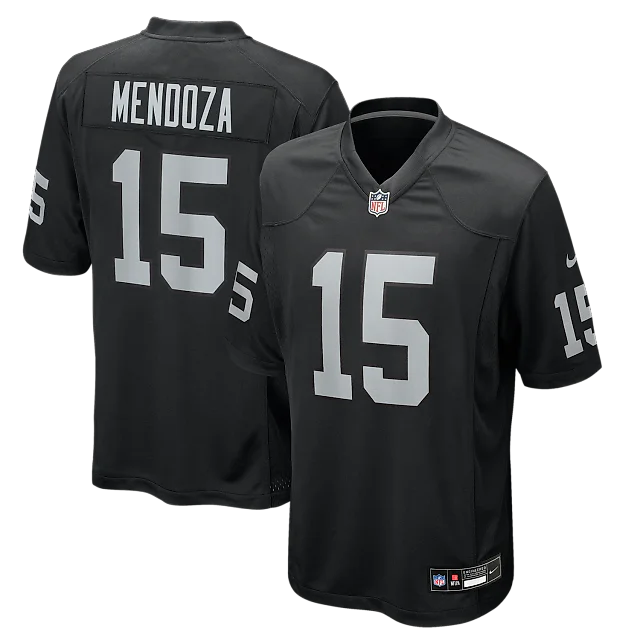Zennovawear Fernando Mendoza Las Vegas Raiders 2026 NFL Draft First Round Pick No. 1 Team Game Jersey - Black