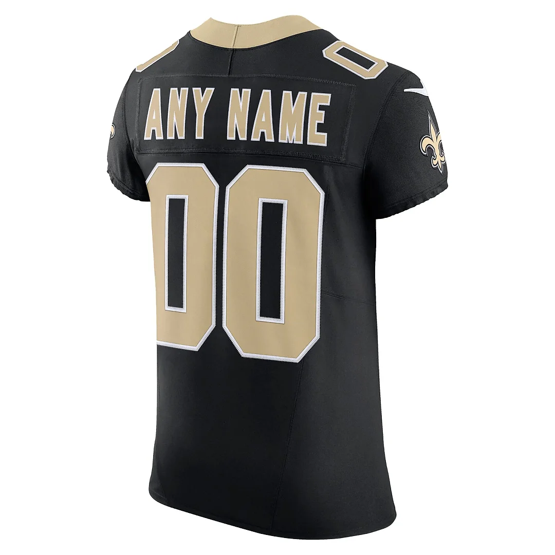 Zennovawear New Orleans Saints Vapor FUSE. Elite Custom Jersey - Black