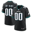 Zennovawear Philadelphia Eagles Alternate Custom Game Jersey - Black