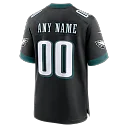 Zennovawear Philadelphia Eagles Alternate Custom Game Jersey - Black