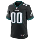 Zennovawear Philadelphia Eagles Alternate Custom Game Jersey - Black