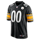 Zennovawear Pittsburgh Steelers Custom Game Jersey - Black