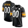 Zennovawear Pittsburgh Steelers Custom Game Jersey - Black