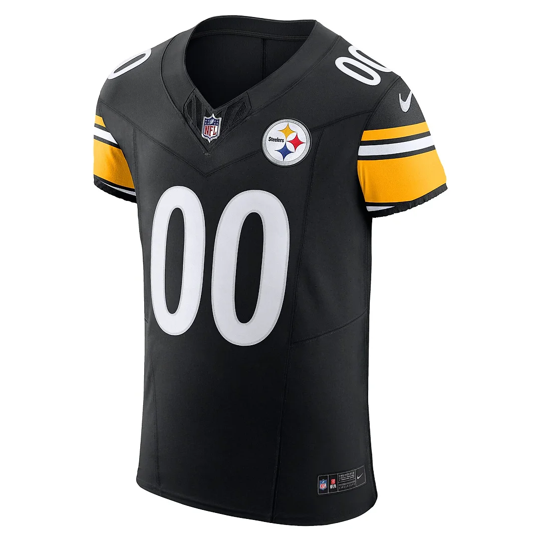 Zennovawear Pittsburgh Steelers Vapor FUSE. Elite Custom Jersey - Black