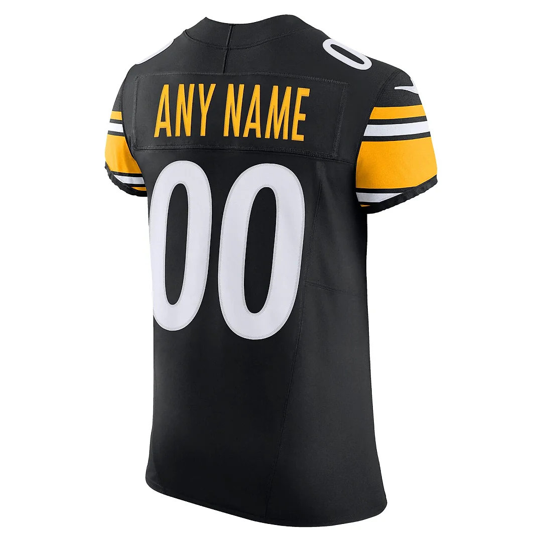 Zennovawear Pittsburgh Steelers Vapor FUSE. Elite Custom Jersey - Black