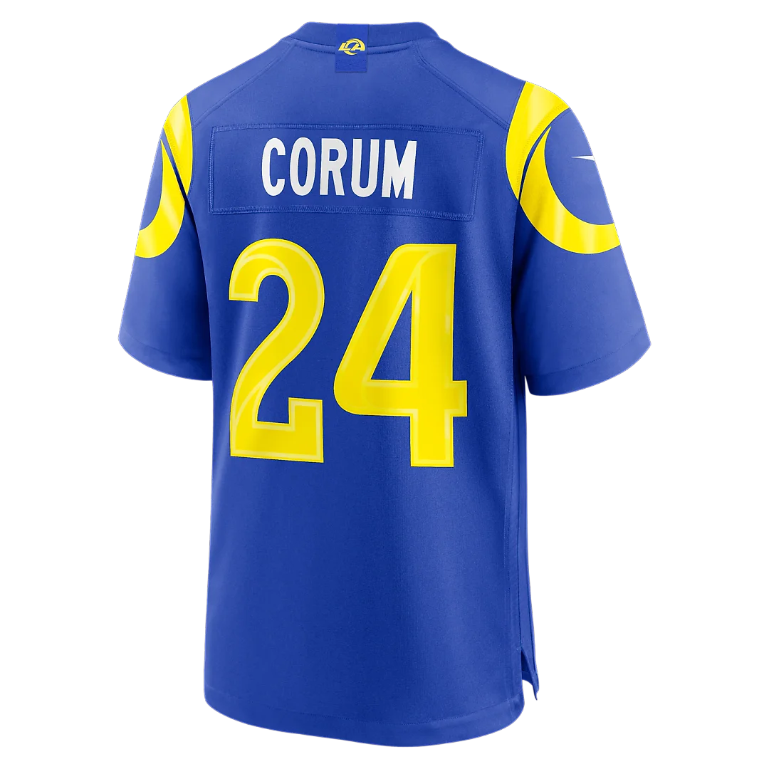 Zennovawear Blake Corum Los Angeles Rams Game Jersey - Royal