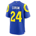 Zennovawear Blake Corum Los Angeles Rams Game Jersey - Royal