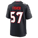 Zennovawear Blake Fisher Houston Texans Team Game Jersey - Navy