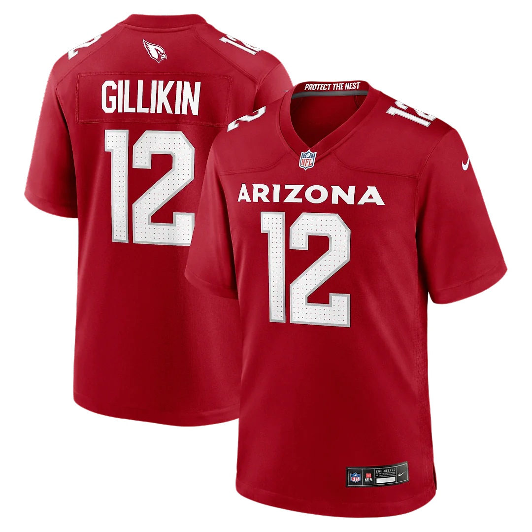 Zennovawear Blake Gillikin Arizona Cardinals Team Game Jersey - Cardinal