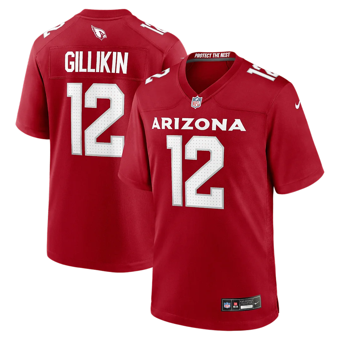 Zennovawear Blake Gillikin Arizona Cardinals Team Game Jersey - Cardinal