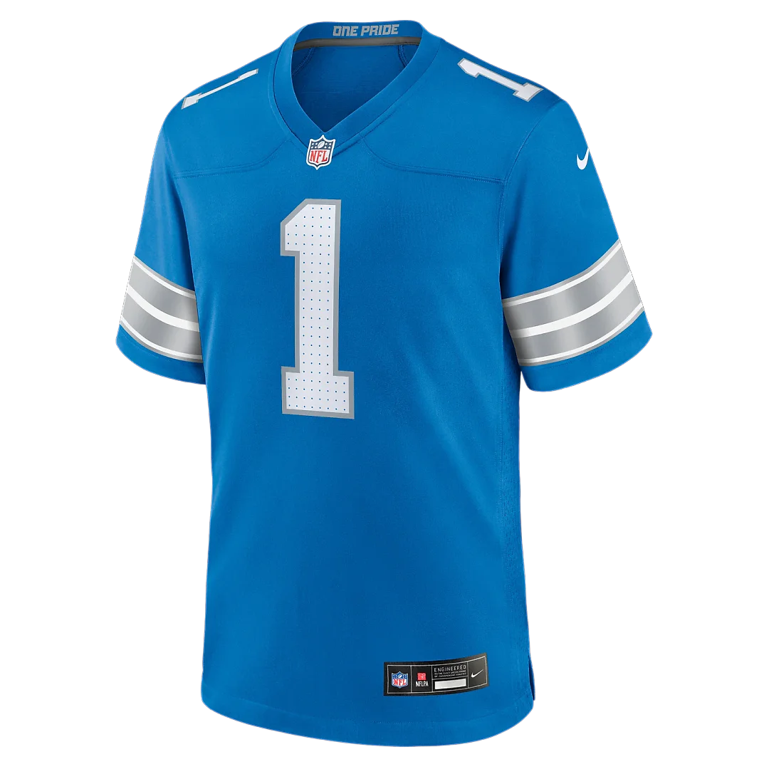 Zennovawear Blake Miller Detroit Lions 2026 NFL Draft First Round Pick No. 17 Team Game Jersey - Blue