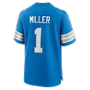 Zennovawear Blake Miller Detroit Lions 2026 NFL Draft First Round Pick No. 17 Team Game Jersey - Blue
