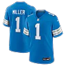 Zennovawear Blake Miller Detroit Lions 2026 NFL Draft First Round Pick No. 17 Team Game Jersey - Blue