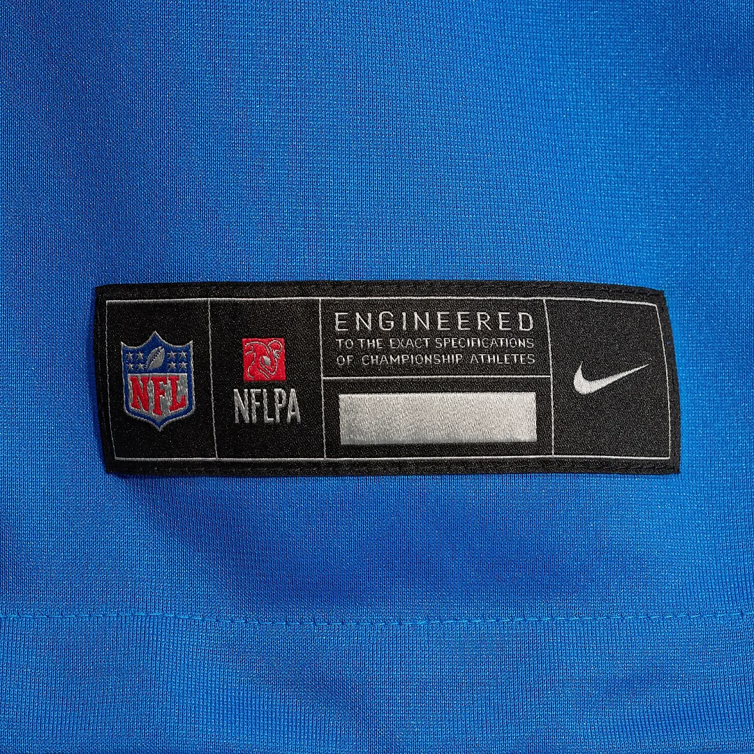 Zennovawear Blake Miller Detroit Lions 2026 NFL Draft First Round Pick No. 17 Team Game Jersey - Blue
