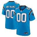 Zennovawear Carolina Panthers Alternate Custom Game Jersey - Blue