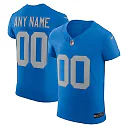 Zennovawear Detroit Lions Alternate Vapor FUSE. Elite Custom Jersey - Blue