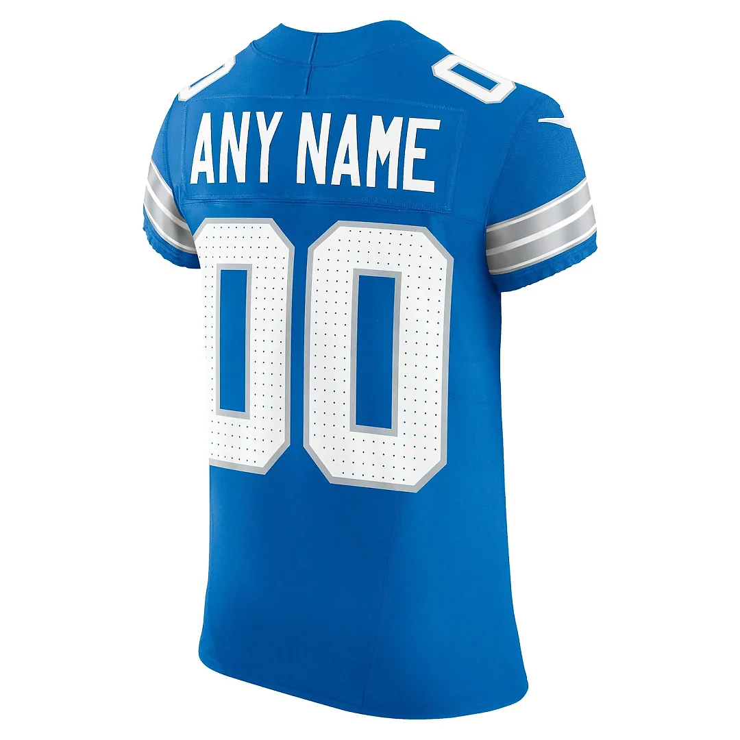 Zennovawear Detroit Lions Team Vapor FUSE. Elite Custom Jersey - Blue