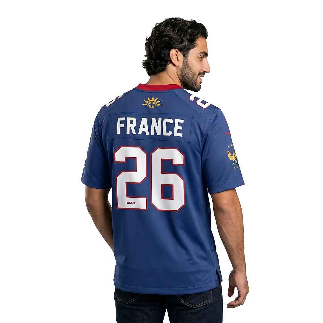 Zennovawear France National Team x NFL Game Jersey - Blue