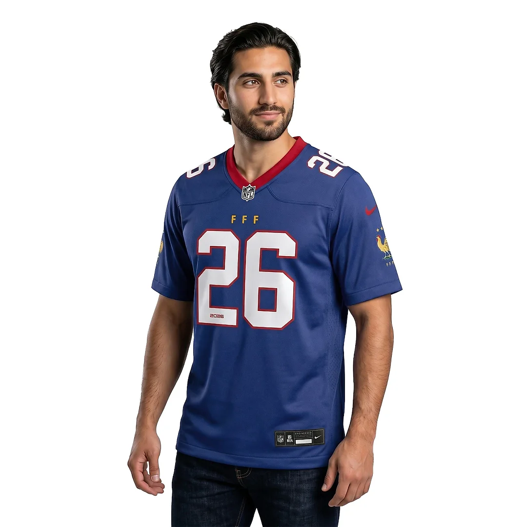 Zennovawear France National Team x NFL Game Jersey - Blue