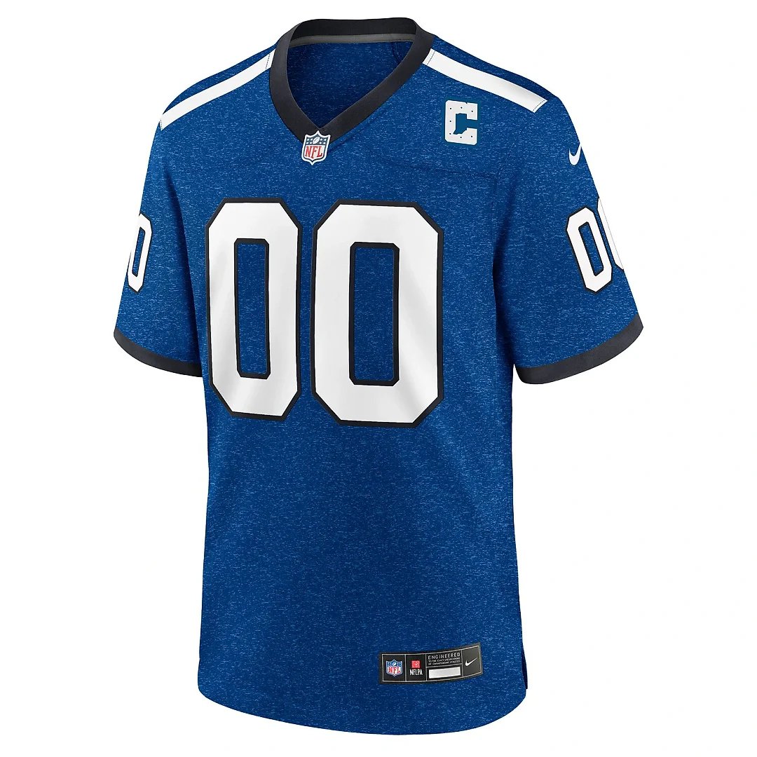 Zennovawear Indiana Nights Indianapolis Colts Alternate Custom Game Jersey - Blue