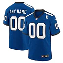 Zennovawear Indiana Nights Indianapolis Colts Alternate Custom Game Jersey - Blue