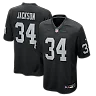 Zennovawear Bo Jackson Las Vegas Raiders Game Retired Player Jersey - Black