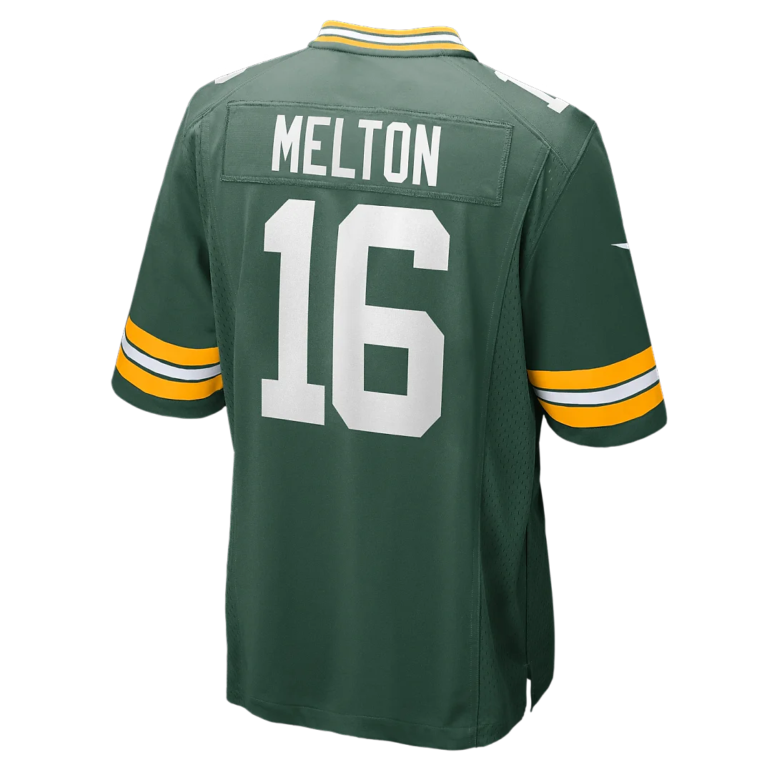 Zennovawear Bo Melton Green Bay Packers Team Game Jersey - Green
