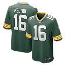 Zennovawear Bo Melton Green Bay Packers Team Game Jersey - Green