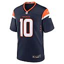 Zennovawear Bo Nix Denver Broncos Alternate Game Jersey - Navy