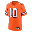 Zennovawear Bo Nix Denver Broncos Mile High Collection 1977 Throwback Player Game Jersey - Orange