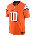 Zennovawear Bo Nix Denver Broncos Team Vapor FUSE. Stitched Limited Jersey - Orange