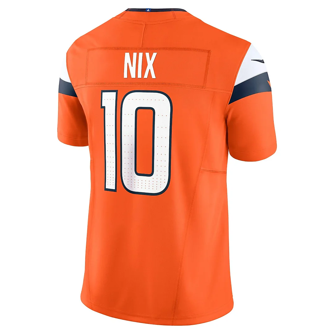 Zennovawear Bo Nix Denver Broncos Vapor FUSE. Limited Jersey - Orange