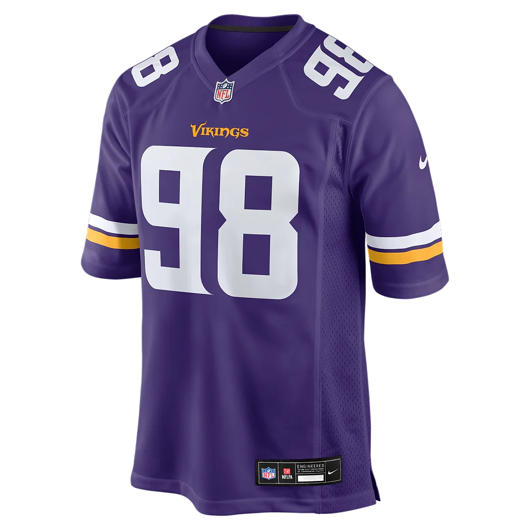 Zennovawear Bo Richter Minnesota Vikings Team Game Jersey - Purple