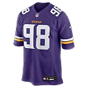 Zennovawear Bo Richter Minnesota Vikings Team Game Jersey - Purple
