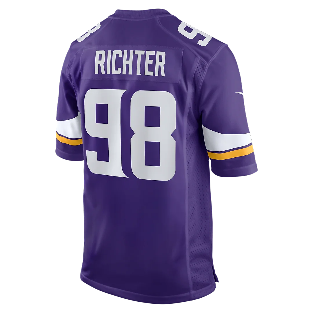 Zennovawear Bo Richter Minnesota Vikings Team Game Jersey - Purple