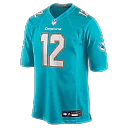Zennovawear Bob Griese Miami Dolphins Game Retired Player Jersey - Aqua