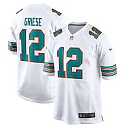 Zennovawear Bob Griese Miami Dolphins Retired Player Jersey - White