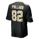 Zennovawear Bob Pollard New Orleans Saints Game Retired Player Jersey - Black