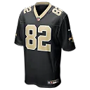 Zennovawear Bob Pollard New Orleans Saints Game Retired Player Jersey - Black