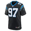 Zennovawear Bobby Brown III Carolina Panthers Team Game Jersey - Black