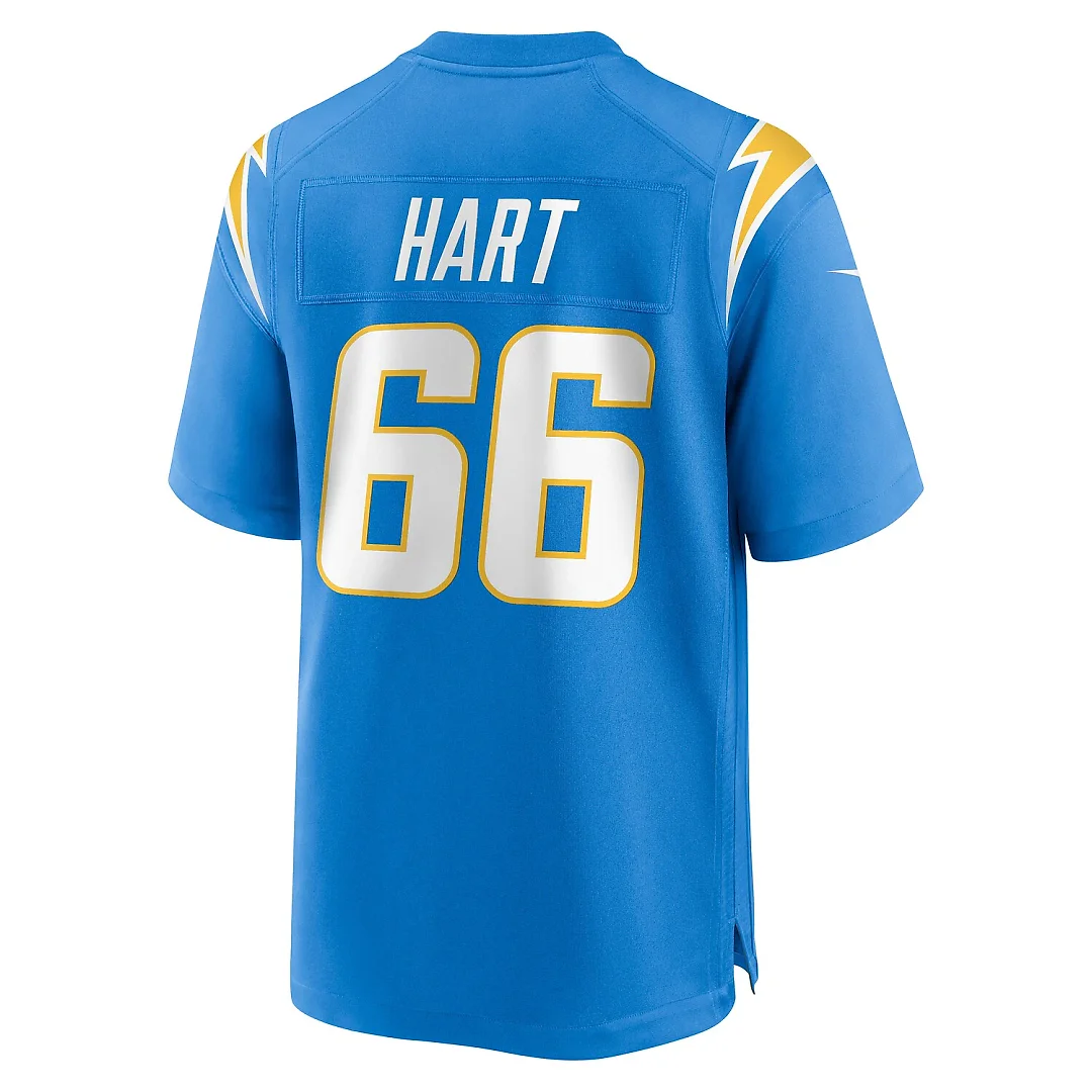 Zennovawear Bobby Hart Los Angeles Chargers Team Game Jersey - Powder Blue