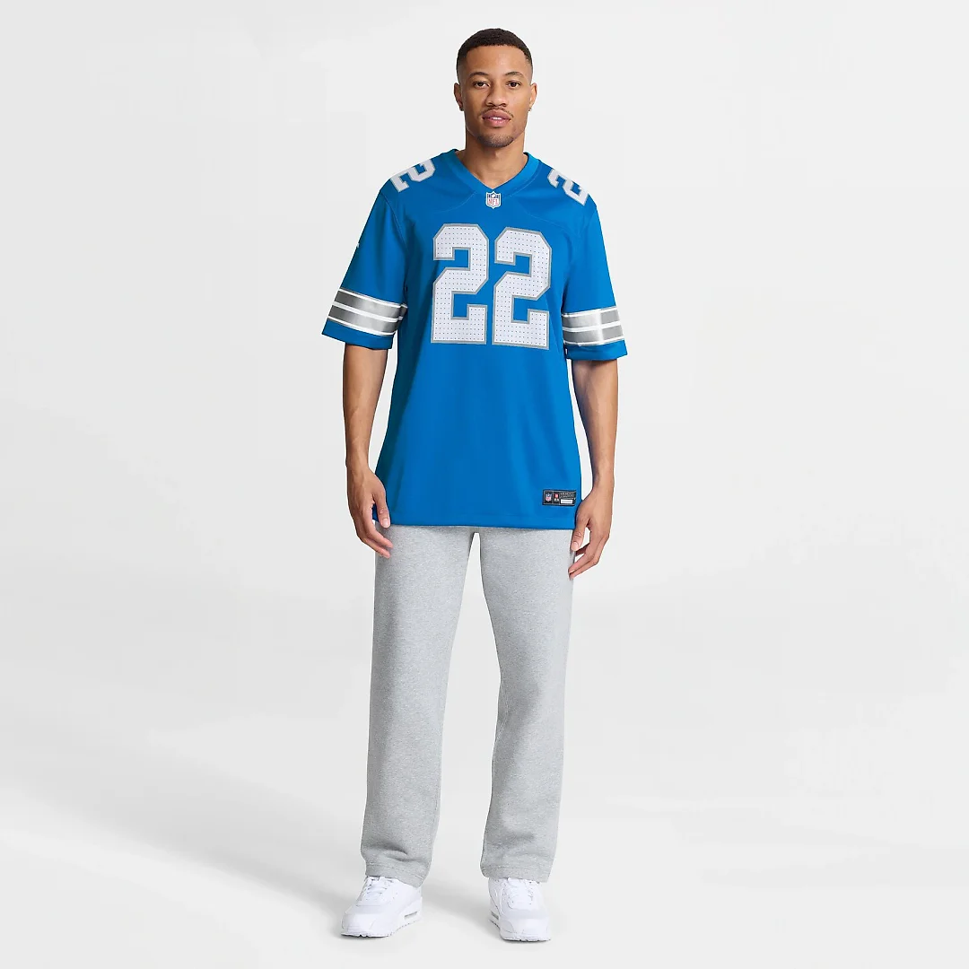 Zennovawear Bobby Layne Detroit Lions Retired Player Game Jersey - Blue