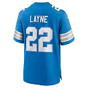 Zennovawear Bobby Layne Detroit Lions Retired Player Game Jersey - Blue