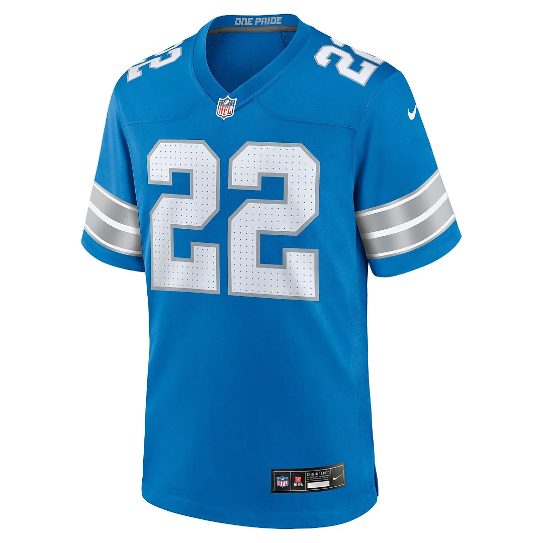 Zennovawear Bobby Layne Detroit Lions Retired Player Game Jersey - Blue