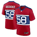 Zennovawear Bobby Okereke New York Giants Alternate Player Game Jersey - Century Red