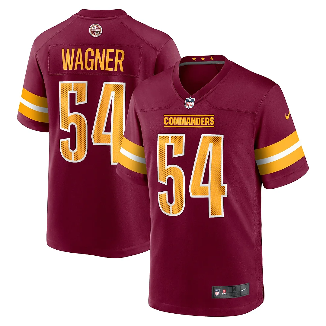 Zennovawear Bobby Wagner Washington Commanders Game Player Jersey - Burgundy