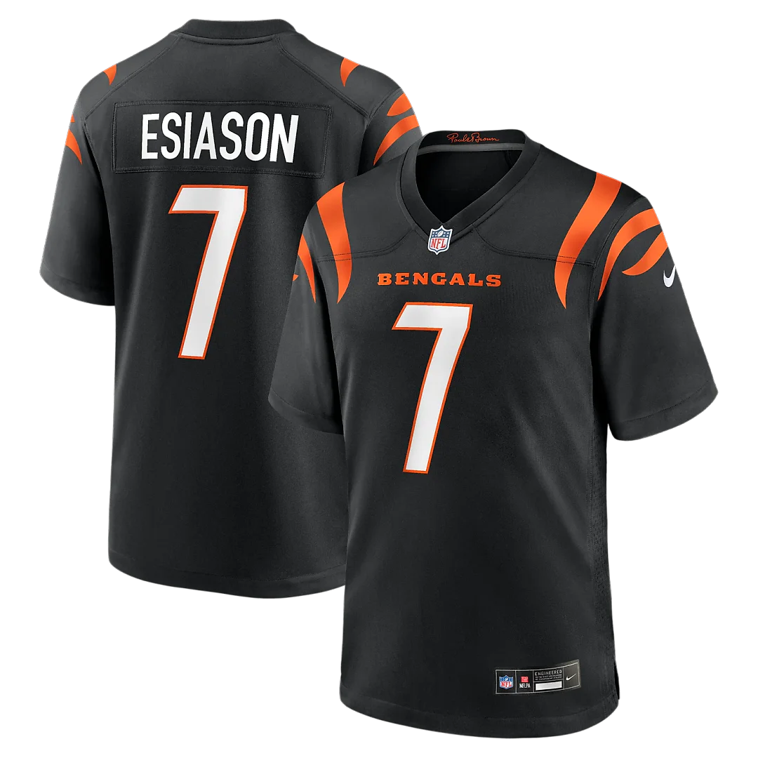 Zennovawear Boomer Esiason Cincinnati Bengals Retired Player Jersey - Black