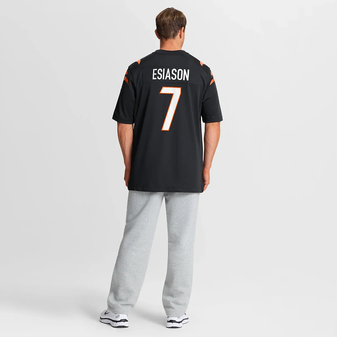 Zennovawear Boomer Esiason Cincinnati Bengals Retired Player Jersey - Black