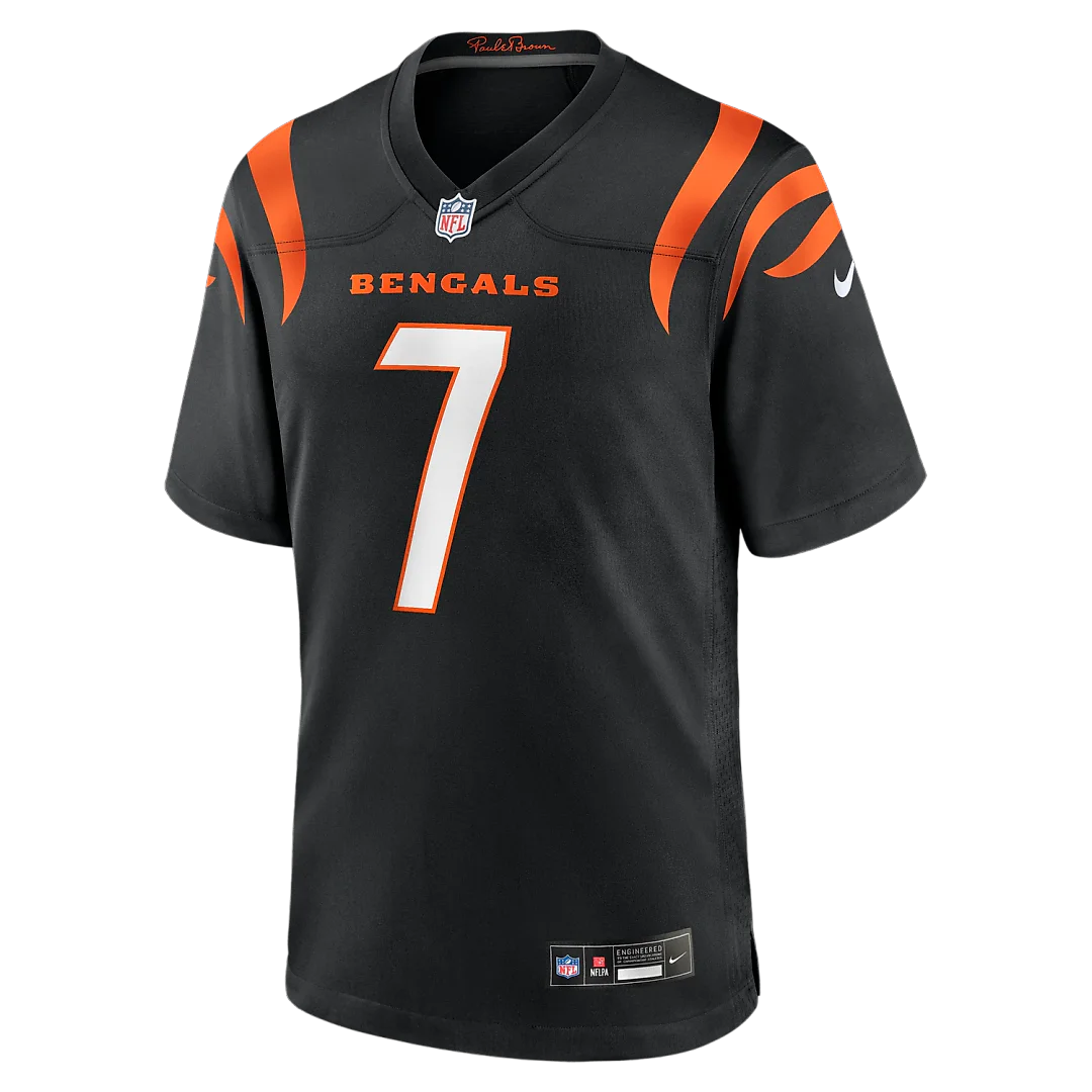 Zennovawear Boomer Esiason Cincinnati Bengals Retired Player Jersey - Black